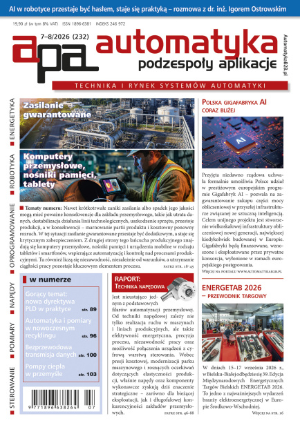 Automatyka, Podzespoły, Aplikacje