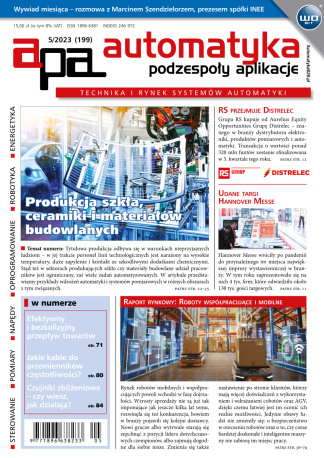 Automatyka Podzespoły Aplikacje maj 2023